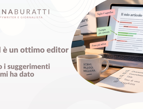L’AI è un ottimo editor. Ecco i consigli che mi ha dato